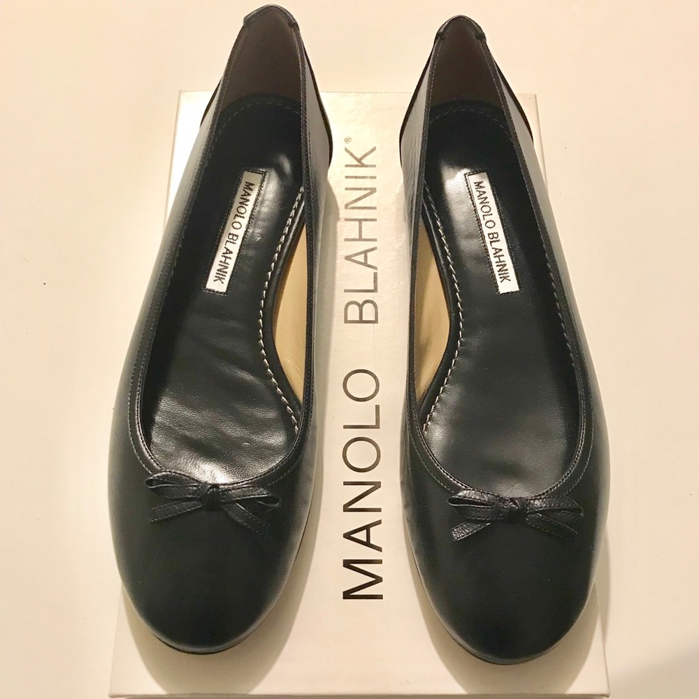 Manolo Blahnik Hand Made Ballerina flats